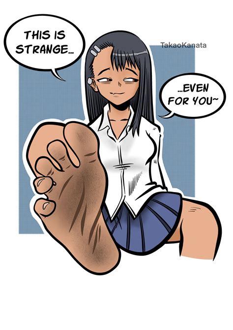 nagatoro footjob|Foot